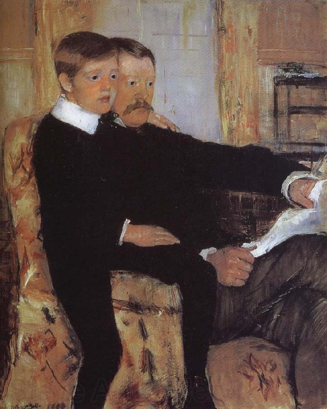 Mary Cassatt Alexander and his son Robert Norge oil painting art